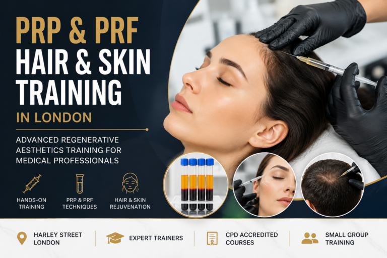 Read more about the article PRP & PRF Hair & Skin Training in London: The Future of Regenerative Aesthetics